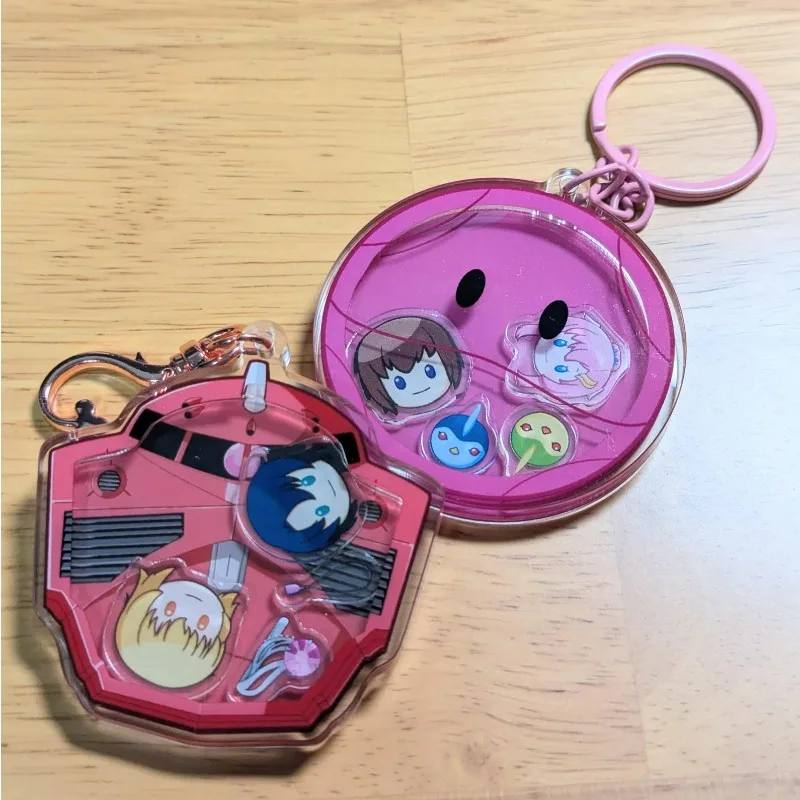 

Gundam Seed Freedom Shaker Charm Original Acrylic Handmade Cute Cartoon Anime Keychain Pendant Toy Gift