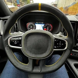 Customized  personality  For Volvo XC90XC60XC40S60V60S90V90 Steering Wheel Nappa With Paddle Hole Modification