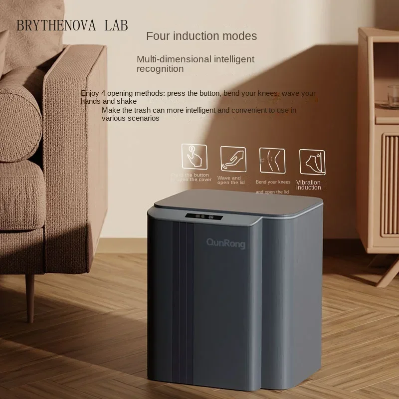 Creative 20L New Smart Sensor Trash Can Multi-functional Convenient Opening Automatic Cover Home Storage Kitchen Bathroom Gifts