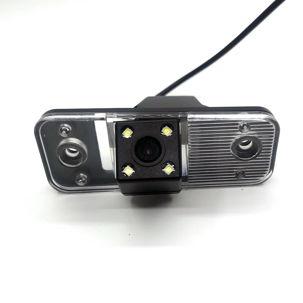 

ANSHILONG Car CCD License Plate Light Night Vision Reverse Backup Parking Waterproof Camera for For Hyundai Santa Fe 2012