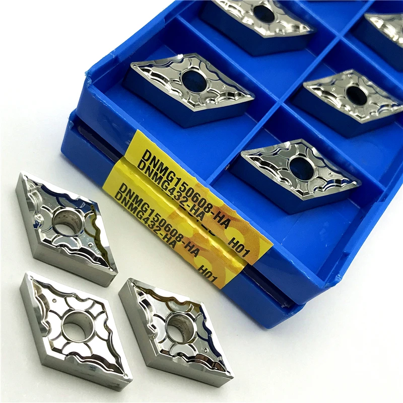 DNMG150604 DNMG150608 HA H01 Utensile per tornitura esterna Inserto per tornitura in alluminio Lavorazione dell'alluminio del rame Utensili da taglio CNC