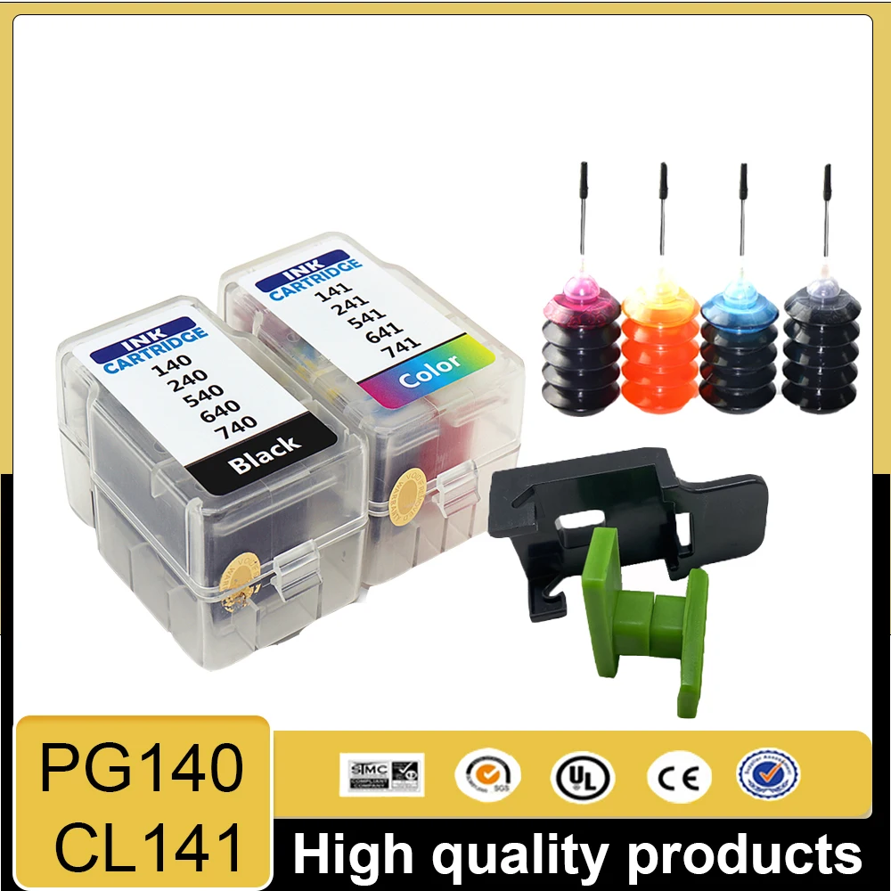 

Умный чернильный картридж PG-140XL CL-141XL PG140 CL141 140 141 для Canon Pixma MG2580 MG4110 MX474 MG3110 MG3210 MG3510 MG2210