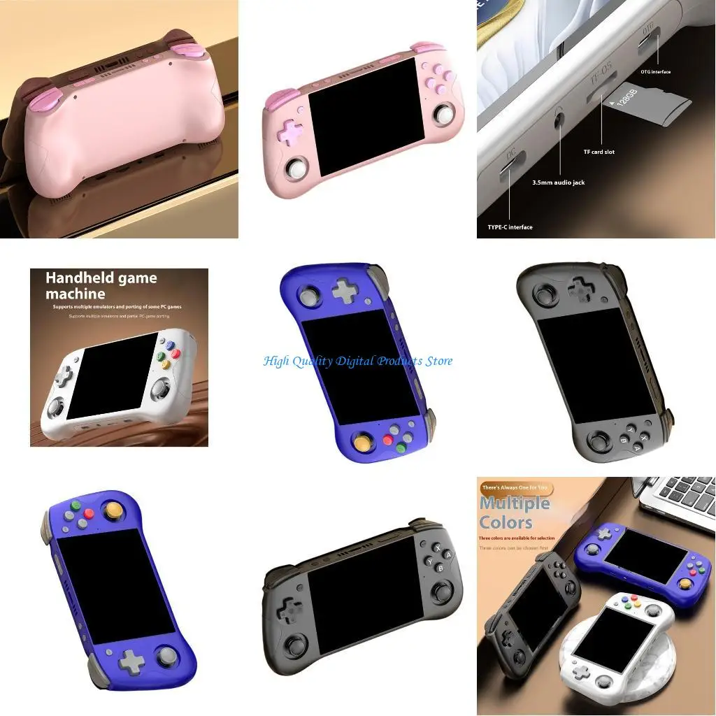 

U2JE Portable Handheld Game Consoles Cores Processor 4inch Screen Small Gaming Device for Kids Adult Use