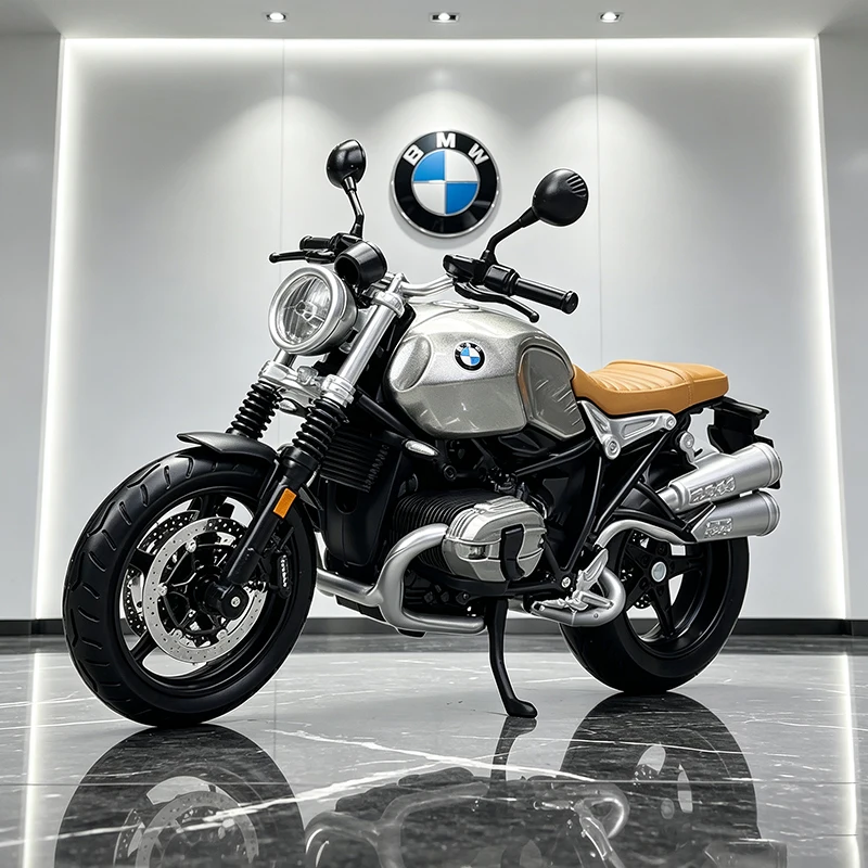 Maisto 1/12 BMW R Nine T Scrambler Legierung Motorradmodell Fahrzeug Sammlung Autobike Stoßdämpfer Offroad Motorradmodell