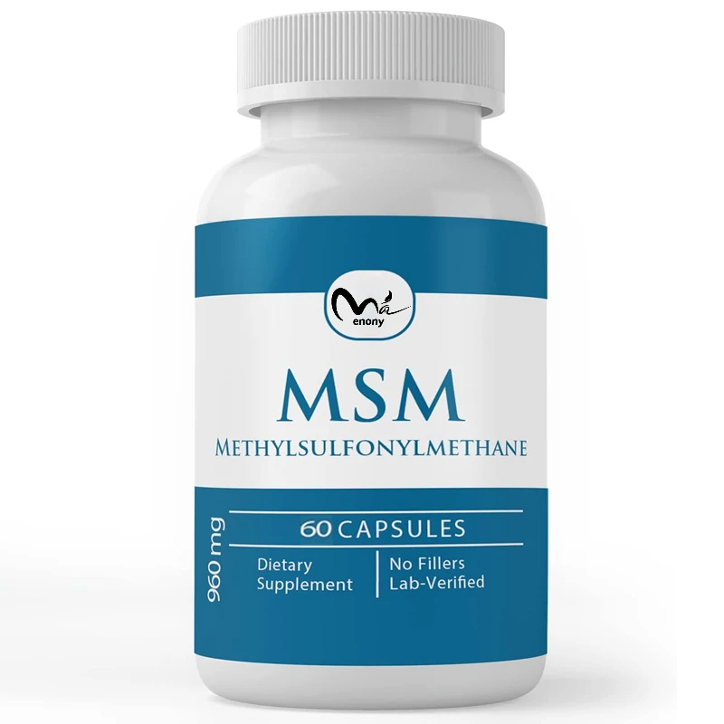 

Pure Original Ingredient MSM (100 Capsules) Is Always Pure, Without Additives or Fillers, Natural Sulfur