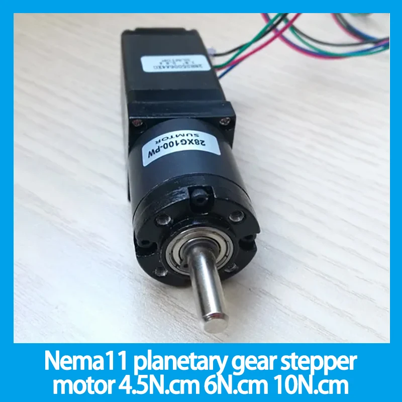 Nema11 planetary gear stepper motor 4.5N.cm 6N.cm 10N.cm Speed ratio 4:1 5:1 16:1 20:1 25:1 100:1