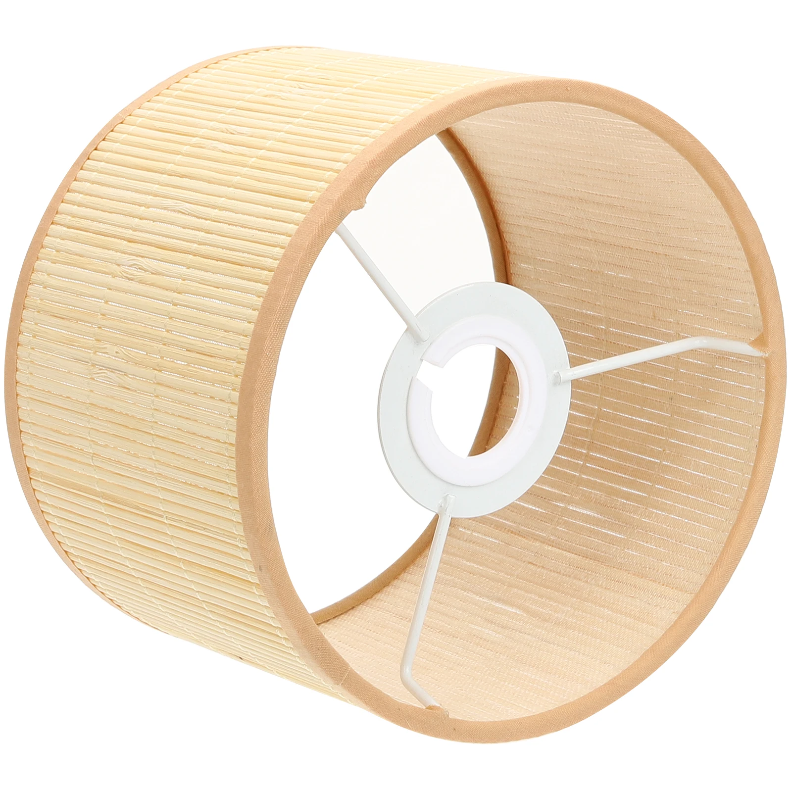 

Bamboo Small Lampshade Retro Style Compatible E27 E14 Base Lamp Shade for Wall Table Desk Lamp Cover Indoor Light Accessories