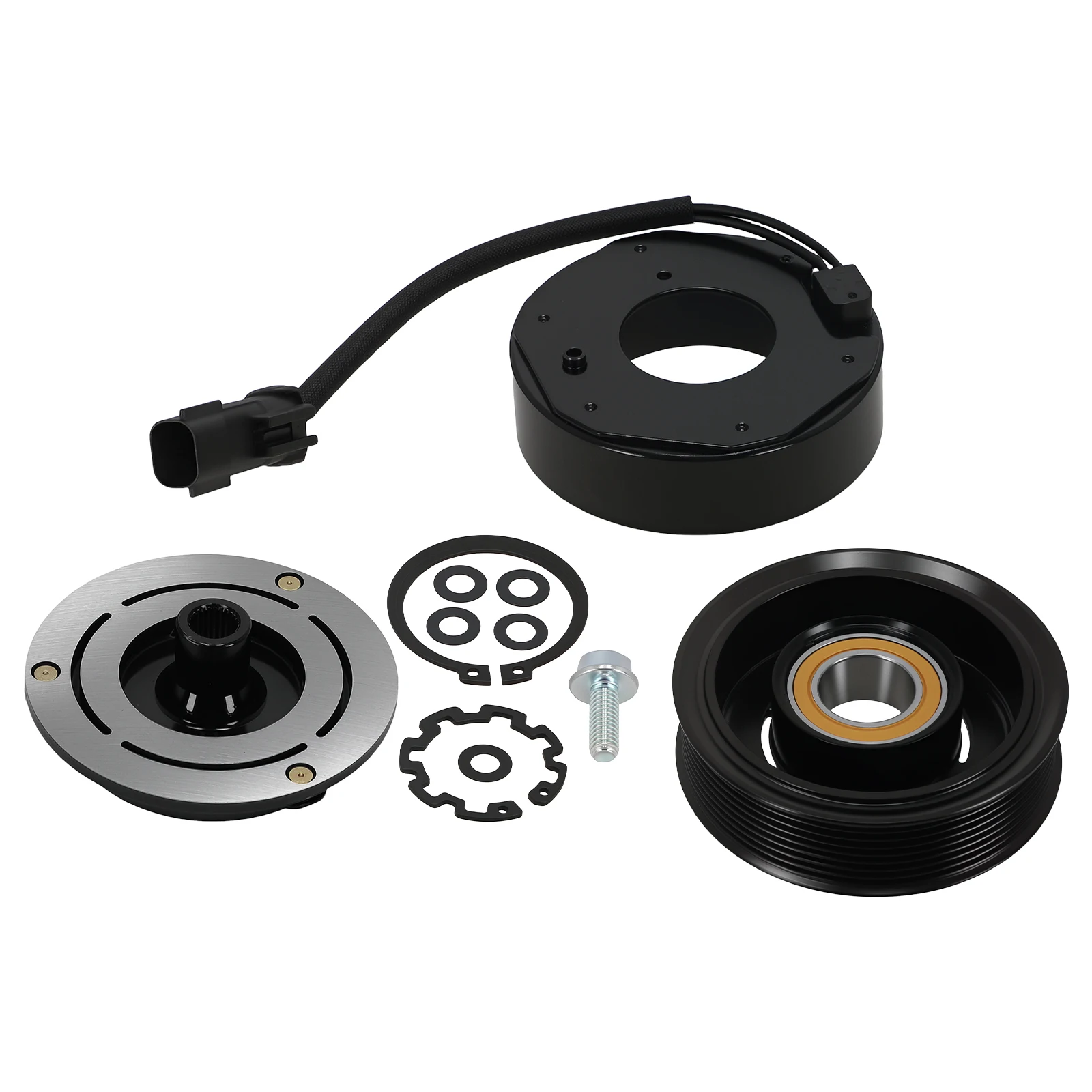 

Комплект сцепления компрессора переменного тока, пластина катушки шкива для Dodge Ram 2500 3500 6,7 л 2010-24