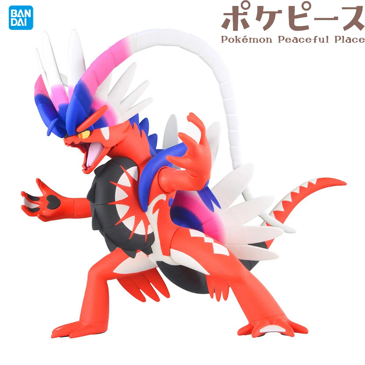 Bandai oficialmente con licencia Pokemon colección de modelos de plástico 59 60 serie Selecta Miraidon Koraidon figura modelo juguete para regalo