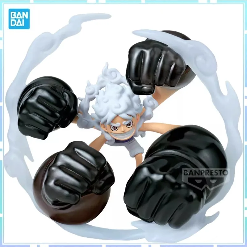 

Оригинальная фигурка Bandai Banpresto Anime ONE PIECE WCF Nika Luffy Gear 5 White Gun Barrage, специальная модель из ПВХ, игрушка, подарок
