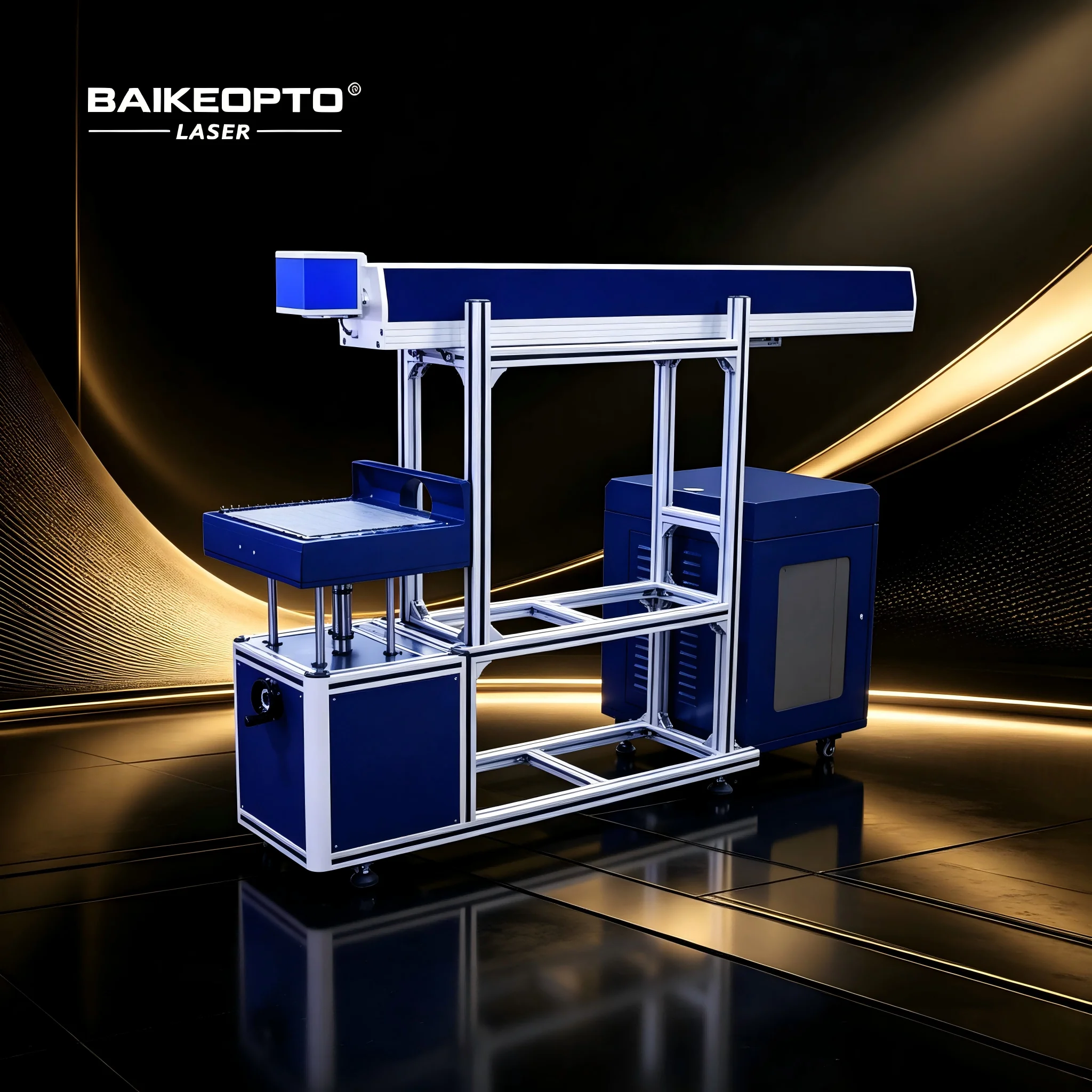 High Accuracy Non-Metal Desktop Laser Marking Machine Built-in CO2 Glass Tube for Factory Business Industrial Applications