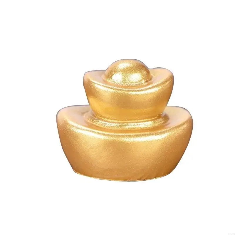 H58B in miniatura Fortune Ornament Mini Figurina per ricchezza per casa per casa Decorazione del desktop per ufficio da