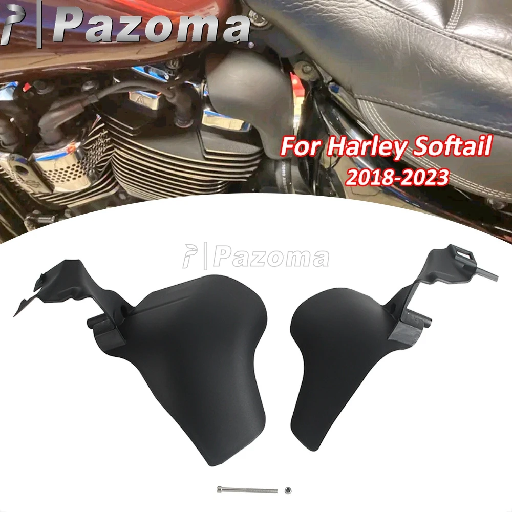 

Пластиковый воздушный дефлектор средней рамы для Harley Softail Low Rider ST FXRST FXLRST FXLR Slim FLSL мотоциклетный теплозащитный экран крышка двигателя