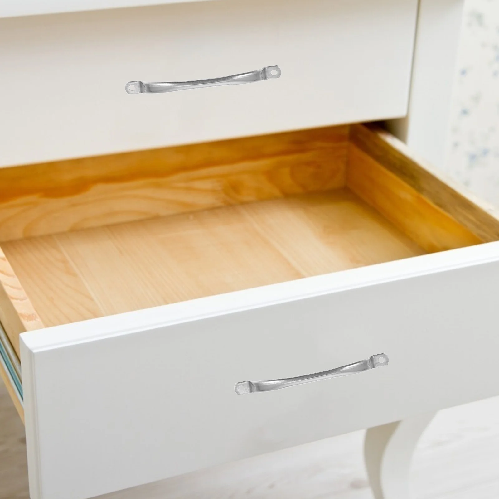 

20Pcs Stainless Steel Drawer Handles Heavy Duty Kitchen Cabinet Knobs for Chopping Board Hardware with Center Hole Design Rust