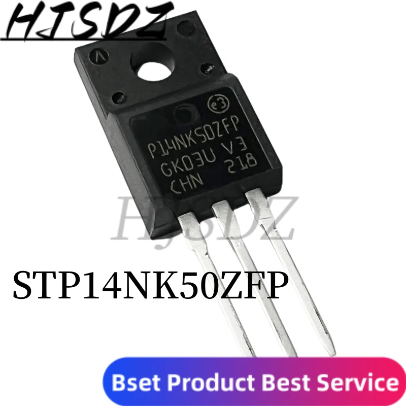 5 Unids/Lote Transistor MOSFET STP14NK50ZFP P14NK50ZFP STP15NK50ZFP P15NK50ZFP TO-220F 14A/15A 500V En Stock