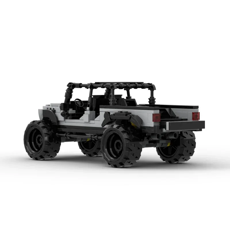 Gladiador jeep veículo off-road esporte carro moc bloco de construção tijolo modelo variedade exposição coleção brinquedo presente para meninos crianças