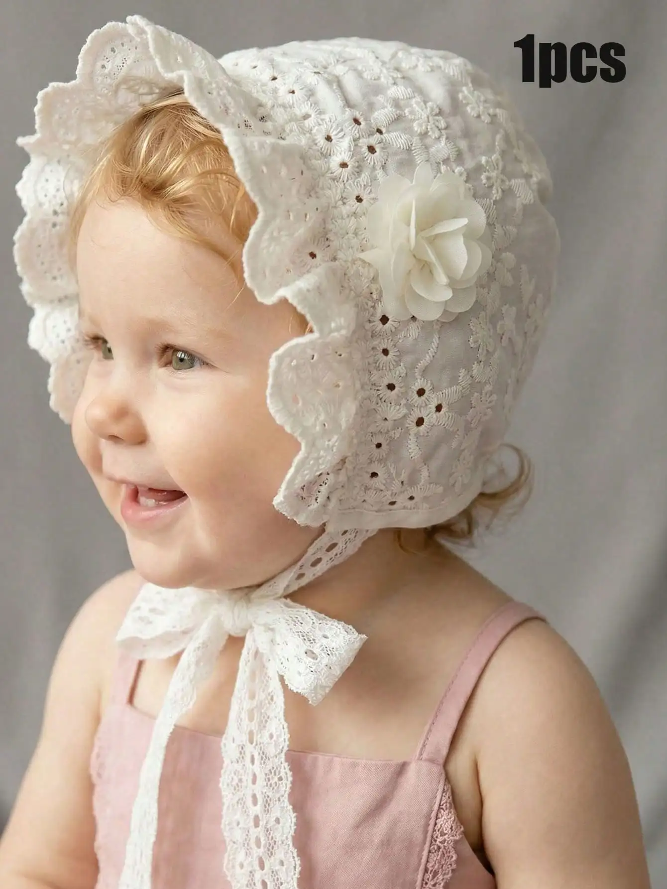 1pcs 6-18M Baby Girls White La - огляд і ціна Embroidery Embellishments