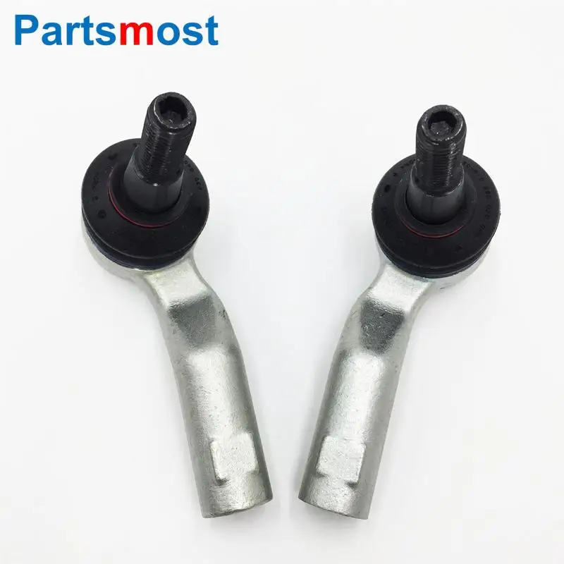 Set of 2 Outer Steering Tie Rod End For Land Rover Range Rover Evoque Discovery Sport Jaguar E-Pace Ball Joint LR027570 LR026267