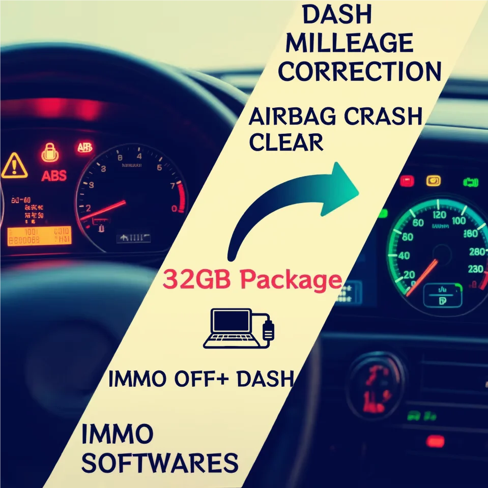 

Hot Selling 32GB All-In-One Auto Repair Software Package IMMOFF ECU Mileage Correction Airbag Diagnostic Tools for All Brands
