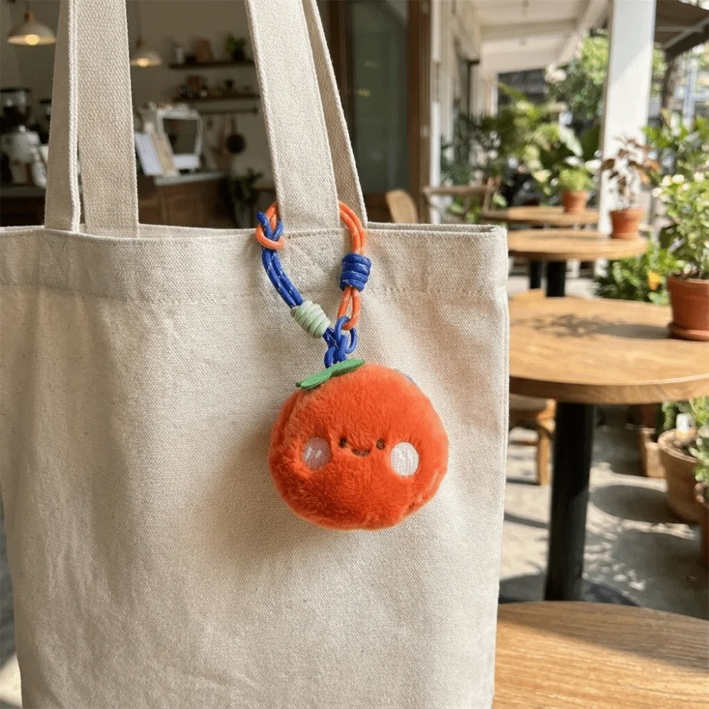Cute Fruit Cartoon Bag Pendant Plush Pouch Key Chain Plush Earphone Bag Mini Lightweight Dolls Coin Purse Gifts