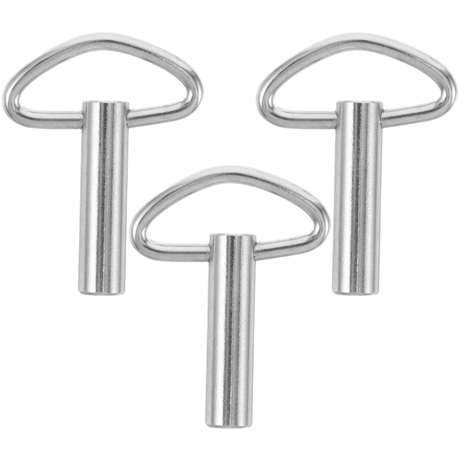 

3Pcs Compact Triangle Music Box Winding Key Metal DIY Repair Tool for Clockwork Mechanism Alarm Clock Timepiece Device