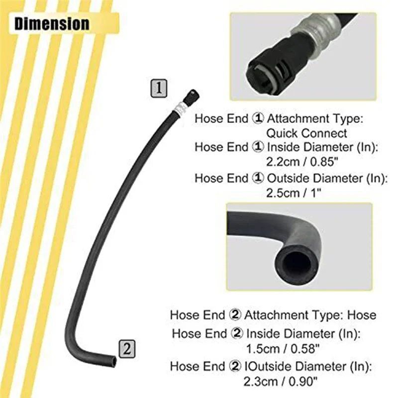 

A30F-15145587 Rubber Hose Low Pressure Hose Heater Hose Cooling Water Hose Automotive Supplies For General GM