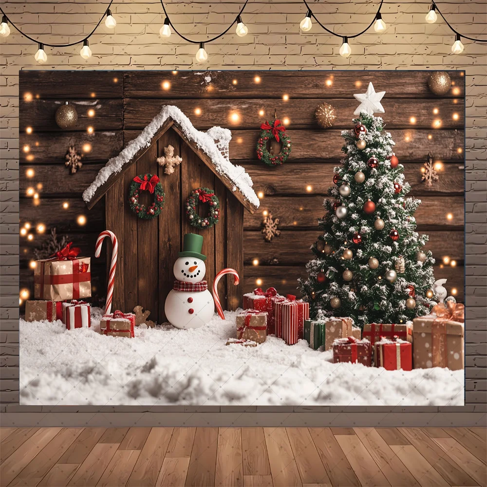 

Christmas Room Backdrops Hearboard Fireplace Barn Santa Workshop Xmas Mail Nutcracker Props Kids Adult Photography Backgrounds