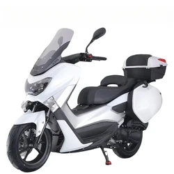 150cc Air-Cooled Hybrid Moped Gas & Electric Dual-Power Scooter for Adults 85km/h Top Speed With Dual Disc Brakes