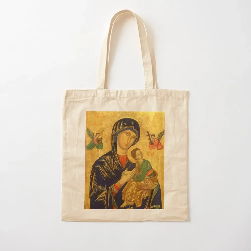 

Our Mother of Perpetual Help Tote Bag women bag eco bag folding tote bags men ecological bags