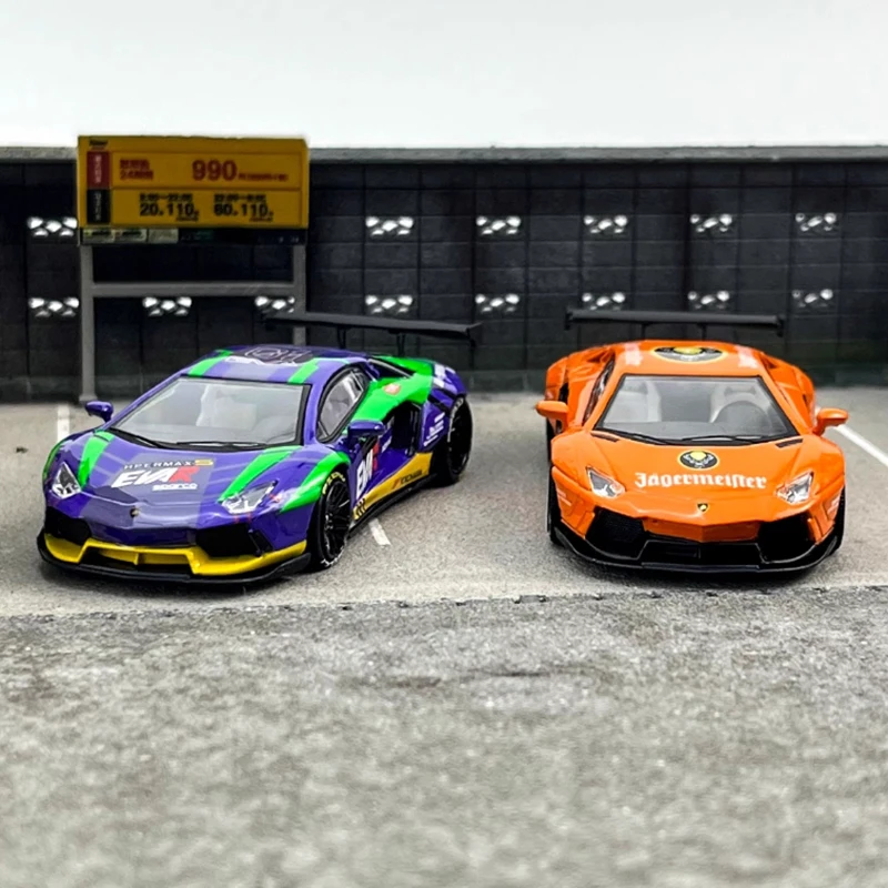 KING MODEL 1:64 Scale LP700 EVA Alloy Car Model Classics Adult Souvenir Gift Static Display