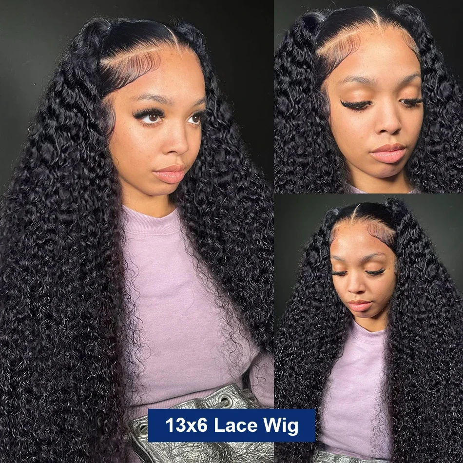 40 นิ้ว Deep Wave 13x4 13x6 Hd โปร่งใสลูกไม้ด้านหน้าวิกผมผู้หญิง Water Wave 360 ลูกไม้ด้านหน้าผมวิกผมลอนผมมนุษย์วิกผม