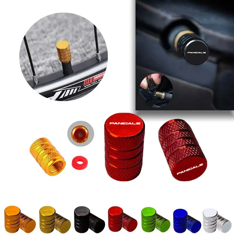

FOR DUCATI 1199 1299 899 959 Panigale S SR V4 2012-2026 Universal Aluminum Valve Stem Caps,for Auto & Motorcycle,bicycle Wheels