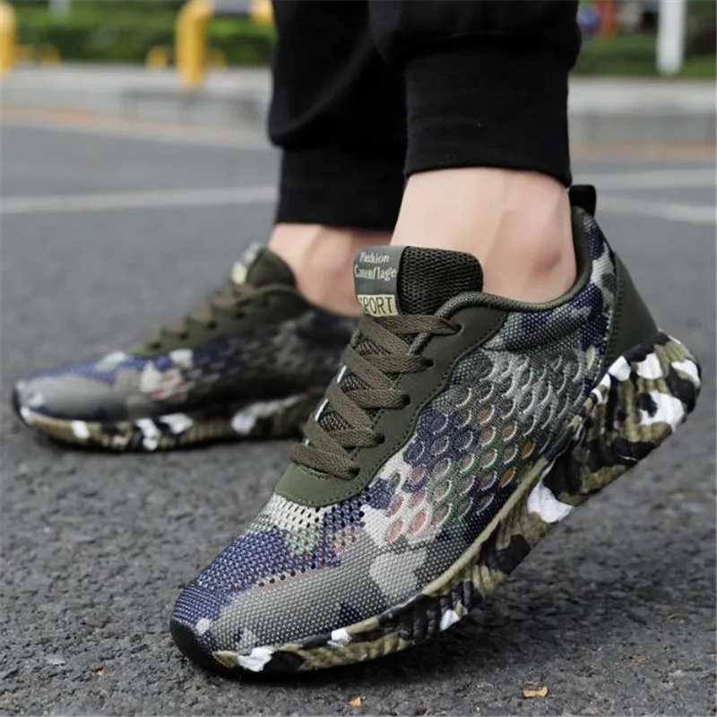 Men Camouflage Shoes Man Spadrilles Skidproof Flats Shoes Trekking Men Espadrilles Shoes   trainer basket size 35-45