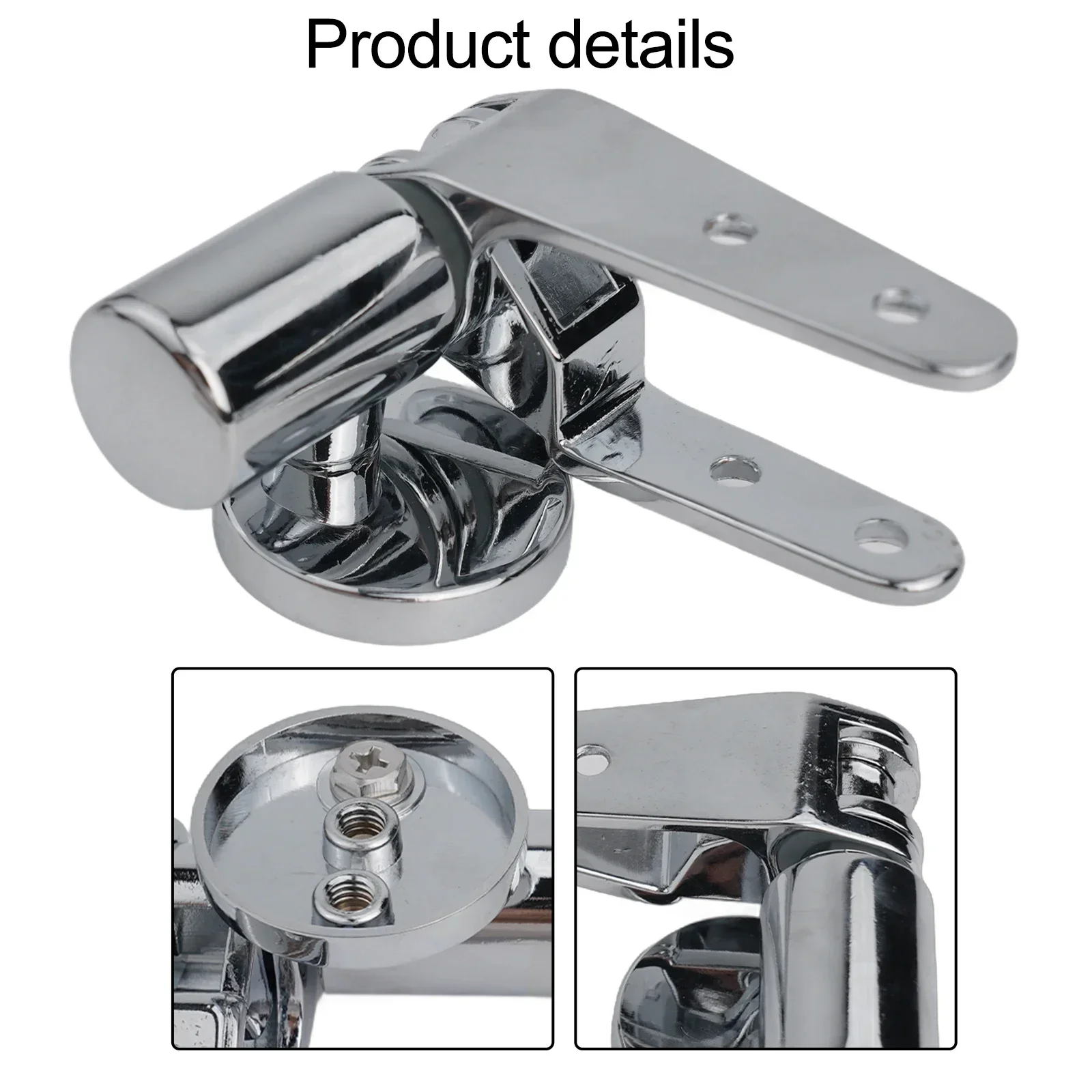 

Soft Close Hinges Toilet Lid Hinge Set 1 Set Accessories Bathroom Accessories Brand New Easy To Install Practical Useful