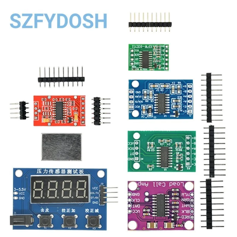 HX711 Dual-channel 24-bit Mini HX711 Weighing Sensor Dual-Channel 24 Bit Precision AD Module Pressure Sensor Microcontroller