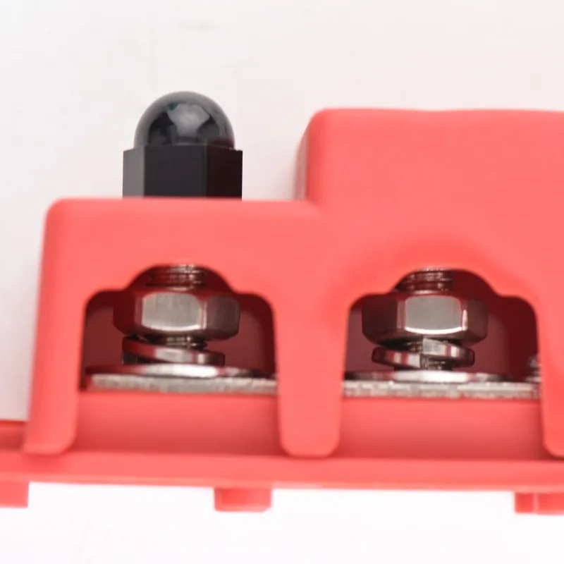 RV yacht busbar M8M 10 current connection stud red black 4 stud distribution block busbar