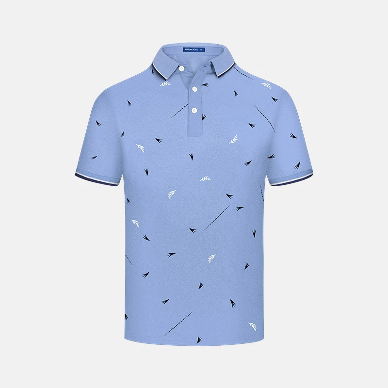 ITSK Paul Men's  Shirt Versatile Short Sleeve Casual Style Korean Version Summer Fashionable Cotton Youth Popular V-neck