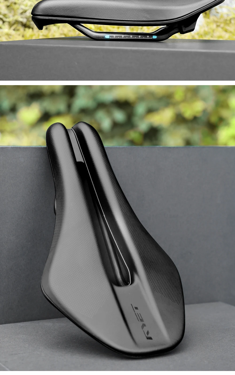 RYET 3D-Gedruckter 167g/199g TT-Sattel, 242x133mm Carbonfaser-Schiene Kurznasen-Aero-Design für Zeitfahr- und Triathlon-Fahrradteile – Detail 17