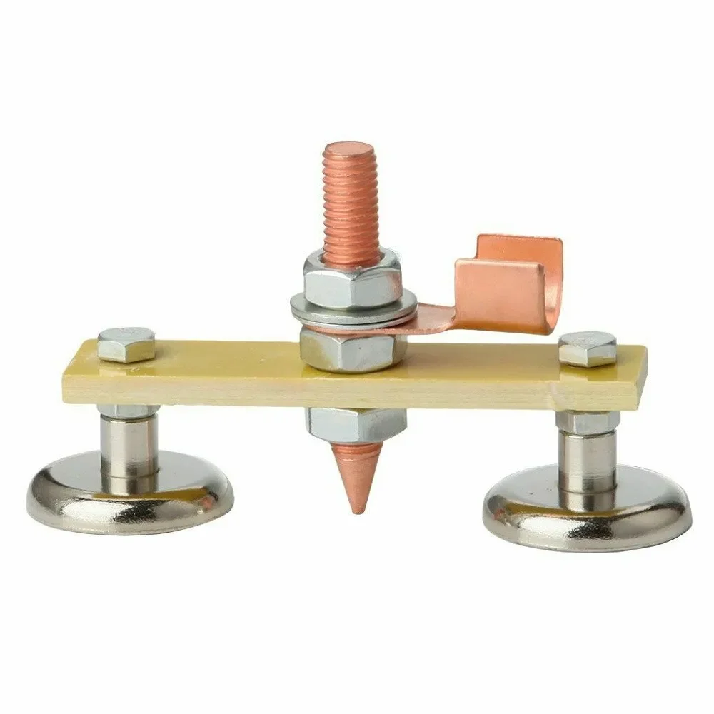 Double Welding Magnet Head Ground Clamp Magnetic Support Clamp Holder Fixture Strong Welder Large