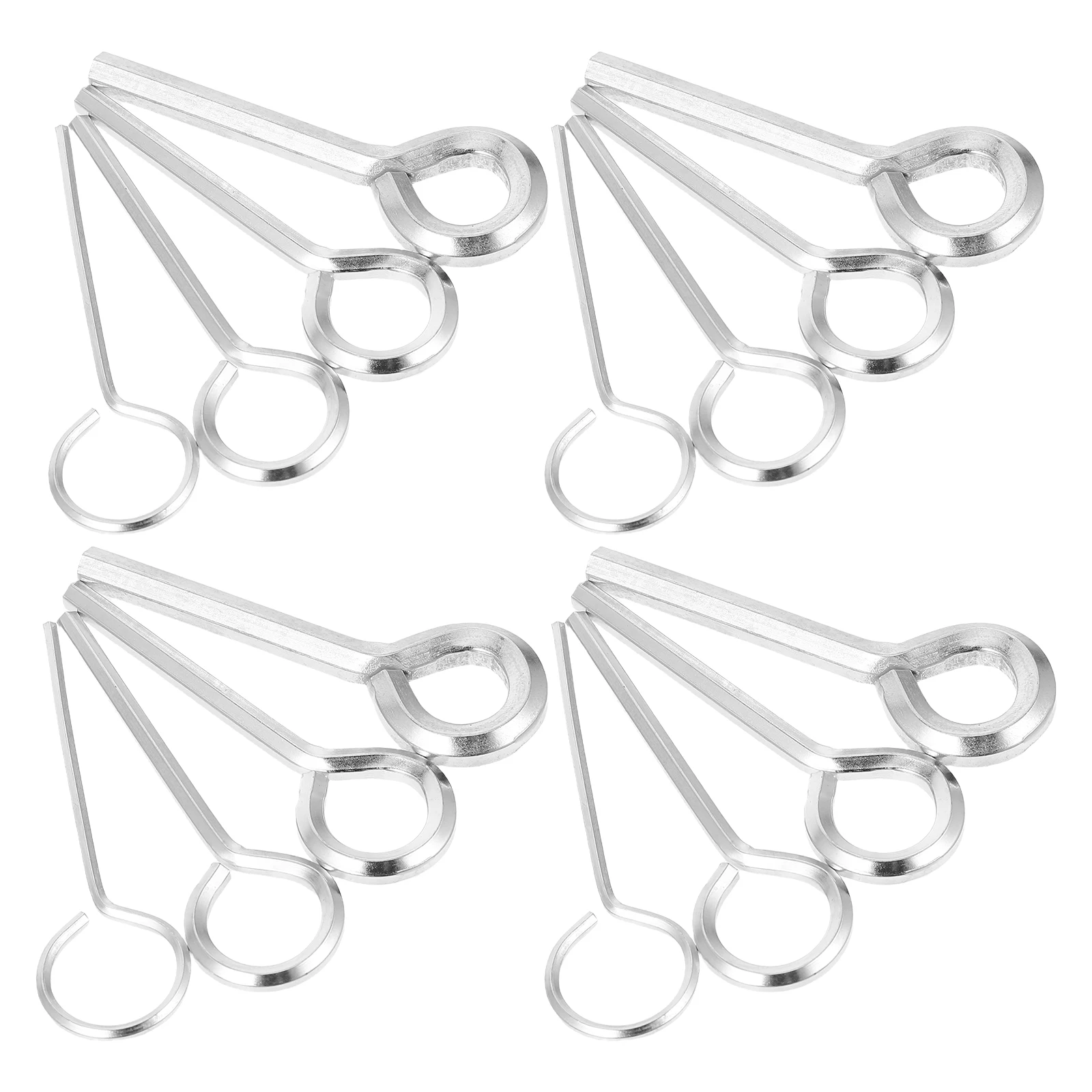 

12 Pcs Hexagonal Key 5 64 1 8 5 32 7 32 Exit Device Tool Release Hardware Fire Access Control