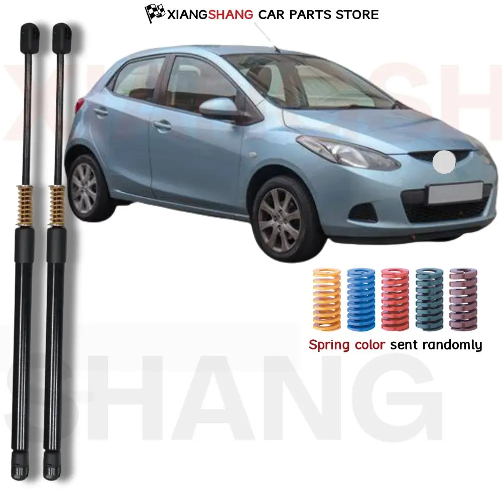 

2pcs Rear Pop out Auto Open With Die Springs Damper for Mazda2 II (DE) Hatchback 2007-2014 Tailgate Trunk Boot Gas Struts