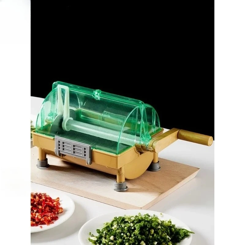 Mini Hand Crank Vegetable Cutter Multifunctional Manual Slicer Dicer For Onion Chive Pepper Home & Commercial Kitchen