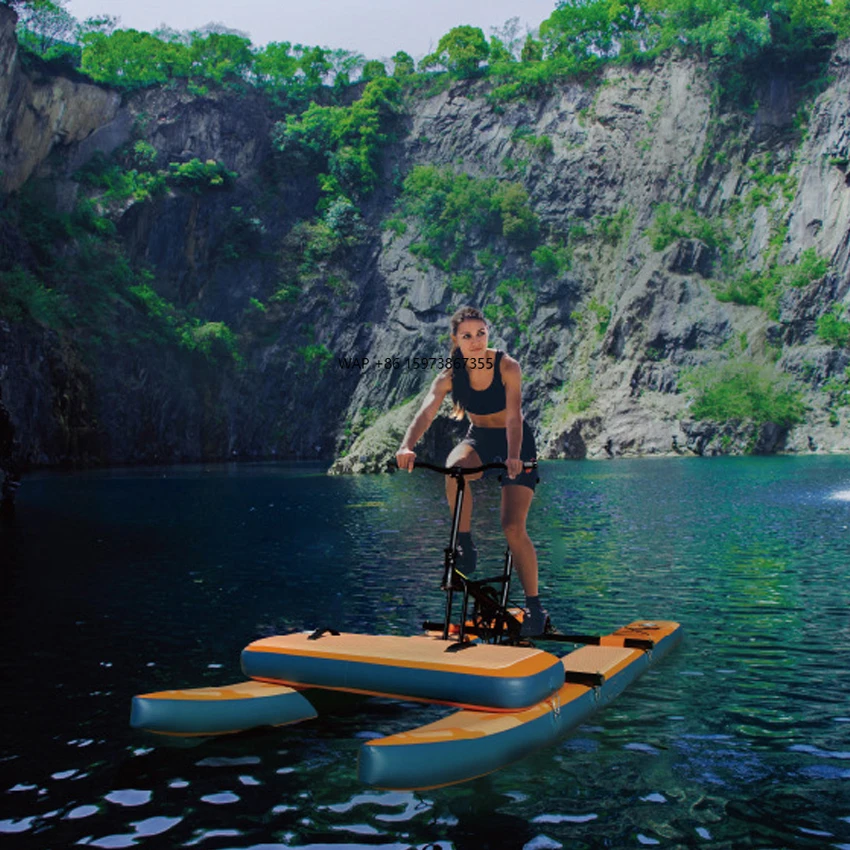 

Funworldsport Water Bike Wholesale 1 Person Pontoon Peddle Leisure Sea Water Bike for Children