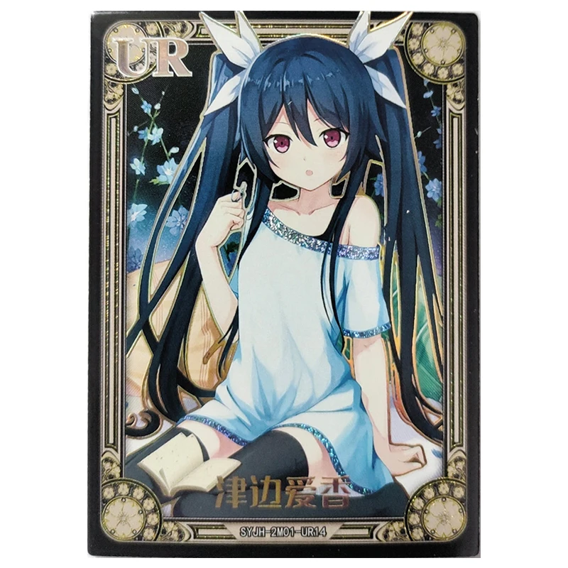 Anime Goddess Story Rare UR Reflections Flash Cards albedo Ram Rem Izumi Sagiri Toys for boys Collectible Cards Birthday Gifts