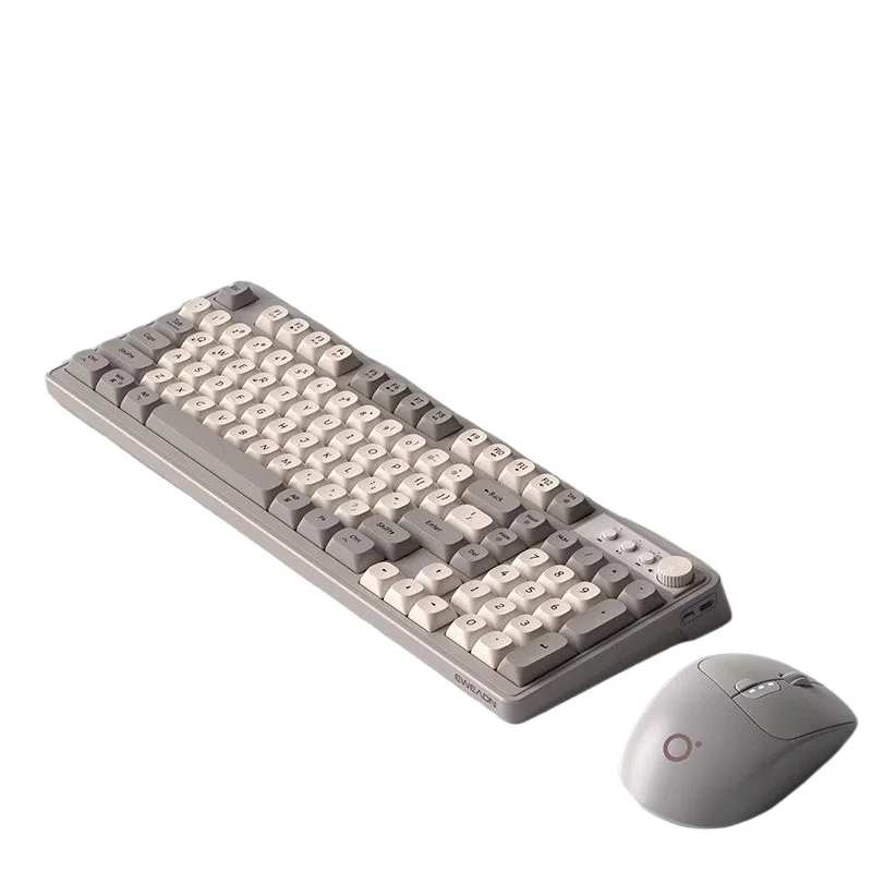 

Wireless keyboard and mouse set, silent mechanical feel, computer office e-sports game Bluetooth keyboard and mouse