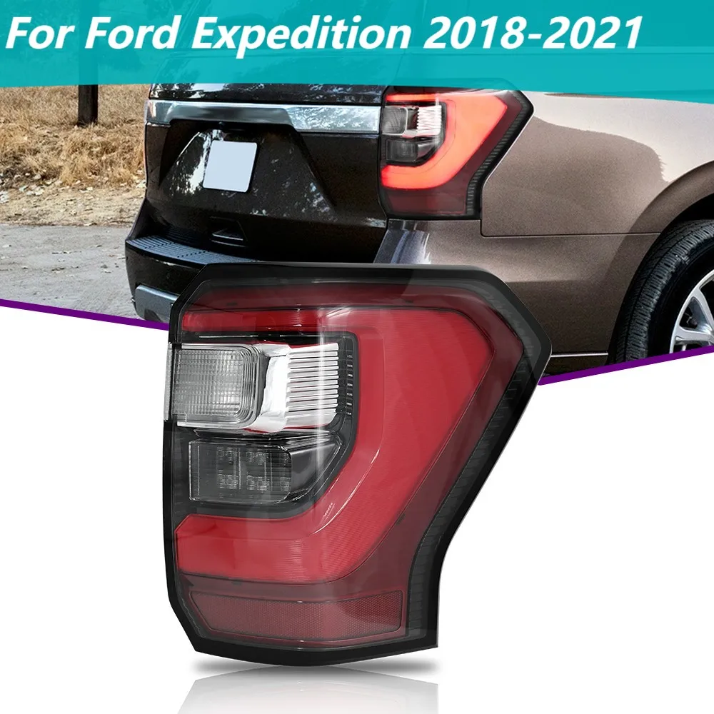 For Ford Expedition 2018-2021 LED Tail Lamp Right Side Passenger Side Rear Light Assembly Sequential Turn Signal