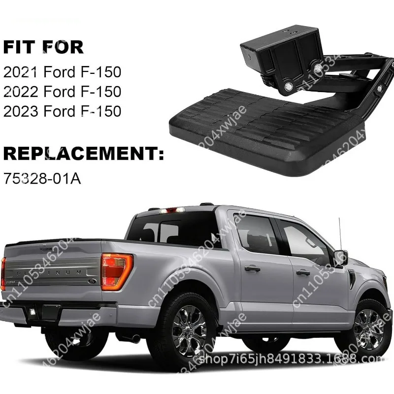For Ford F150 F250 F350 F450 2017-2023, Retractable Rear Bumper Step, Truck Drop Step Pedal Heavy Duty Offroad Accessories