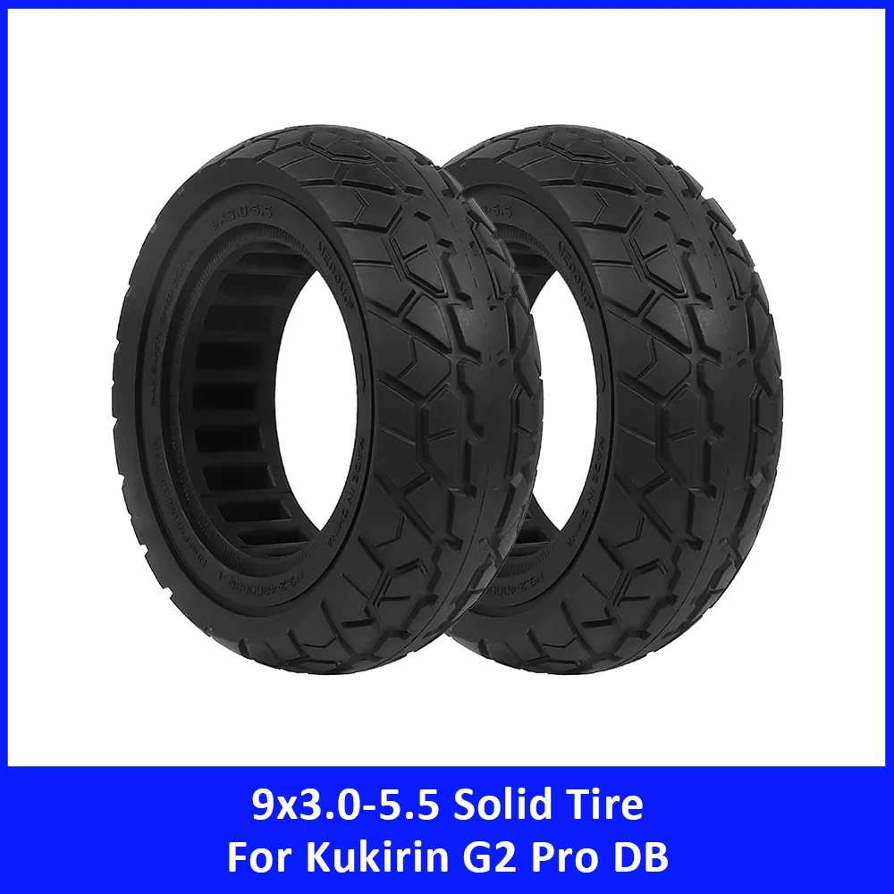

9x3,0-5,5 устойчивая к проколам твердая шина для электрического скутера Kukirin G2 Pro DB, запасные части для резиновых шин