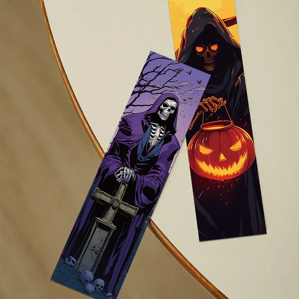 30 stücke Halloween Lesezeichen Lesen Buch Marker Papier Karten Student Kreative Urlaub Geschenk Dekorative Lesezeichen