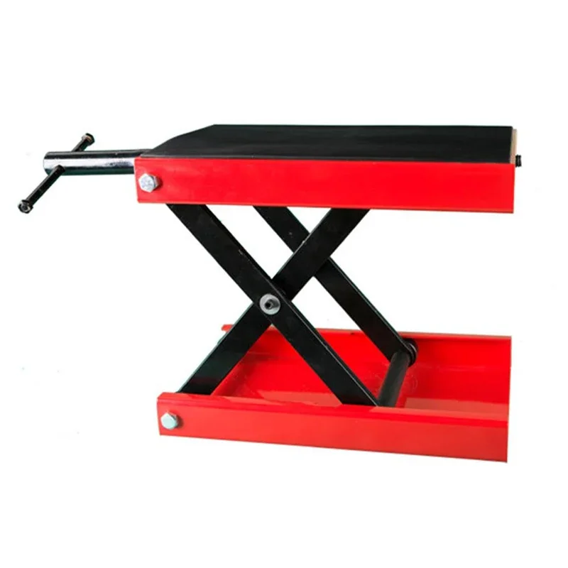 new design 1100 LB Wide Deck Motorcycle  Scissor Lift jack Stand Motorcycle Center Hoist Bikes